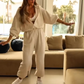 👚 60% RABATT! 💎 Bequemer Casual Jumpsuit mit Kapuze – Reine Baumwolle, Weite Beine & Praktische Taschen 🌿