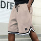 🩳 60% RABATT! 🔥 Herren Quilted Sport Shorts – Locker Geschnitten, Streifensaum & Atmungsaktive Baumwollmischung für Sport & Alltag 🏃