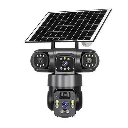 📹 50% RABATT! 🔒 Solarbetriebene Mehrwinkel-Überwachungskamera – Solarbetrieben, 360° schwenkbar & Nachtsicht – Perfekt für Haus, Garten & Einfahrt – Rundumschutz rund um die Uhr 🌙