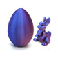 🐰 60% RABATT! 🥚 3D-gedrucktes Osterei mit Beweglichem Hasen – Poseierbarer Hase, Hohles Design & Sammlerstück 🐣