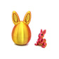 🐰 60% RABATT! 🥚 3D-gedrucktes Osterei mit Beweglichem Hasen – Poseierbarer Hase, Hohles Design & Sammlerstück 🐣
