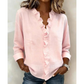 👚 50% RABATT! 💃 Damenbluse mit Rüschen, V-Ausschnitt & Langen Ärmeln – Romantisches Design, Weicher Stoff & Vielseitig 🌸