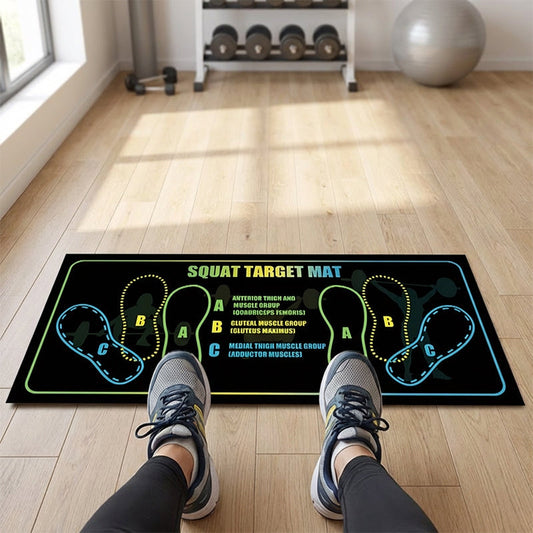🧘 60% RABATT! 🏋️ Rutschfeste Kieselgur Squat-Matte – Schnell trocknend, Leicht zu Reinigen & Perfekt für Training 🧽