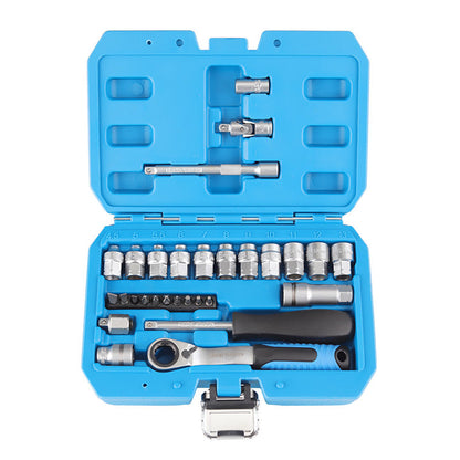 🔧 50% RABATT! 🛠️ 17/29-teiliges Ratschen-Steckschlüssel-Set – Kompakt, vielseitig & robust – Ideal für Heimwerker & Profis ⚡