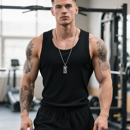 👕 50% RABATT! 🏋️‍♂️ Heavy Cotton Tanktop – Rippstrick, Ärmellos & Perfekt Für Muskeldefinition, Sport & Freizeit 💪