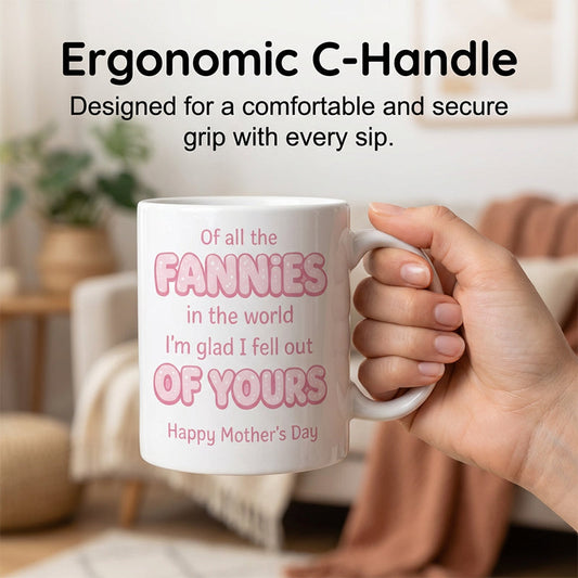 ☕ 50% RABATT! 💝 Lustige Muttertags-Tasse für Mama – 330 ml Keramik, Humorvolle Botschaft & Spülmaschinenfest 🎁