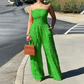 👗 60% RABATT! 🔥 Trägerloser Jumpsuit mit Knitter-Optik – Elegant, Bequem & Figurumspielend für Einen Stilvollen Auftritt 💃