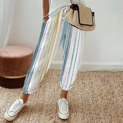 👖 50% RABATT! 🔥 Damen Freizeithose mit Print – Bequem, stylisch & perfekt für jeden Tag – Leichter Stoff, lockere Passform – ideal für City, Strand oder entspannte Stunden zu Hause 🌸