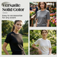 👚 50% RABATT! 🌞 Damen Strickoberteil mit Rundhalsausschnitt & kurzen Ärmeln – Weiche Baumwollmischung, leichte Passform & perfekt für Frühling, warme Tage oder lockere Büro-Looks ✨