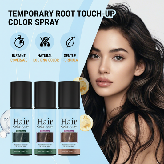 💇‍♀️ KAUFE 2, ERHALTE 1 GRATIS! ✨ Temporäres Haarfärbespray für die Haarwurzeln – Deckt Graue Haare Ab, Auswaschbar & Einfache Anwendung 🌸