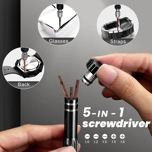 🕰️ 50% RABATT! 🔧 Professionelles Werkzeugset für die Uhrenreparatur – 13-in-1, Präzisionswerkzeuge & Ideal Für Uhr- & Brillenreparaturen 🛠️