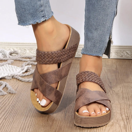 👡 50% RABATT! ✨ Vegane Plateau-Sandalen mit California-Cool – Vegan Society Registriert, Weich Gepolstert & Perfekt Für Einen Bequemen, Stilvollen Auftritt ☀️