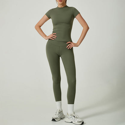 👚 60% RABATT! 🏃 Zweiteiliges Sportoutfit aus Baumwolle für Damen – Bequemes Oberteil & Leggings, Perfekt für Training & Freizeit 💪