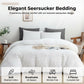 🛏️ 50% RABATT! ✨ Luxuriöses Seersucker-Bettwäsche-Set mit 4 Teilen – Kühl, Stilvoll & Perfekt Für Alle Jahreszeiten 🛌