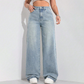 👖 60% RABATT! 🔥 Damenjeans mit Hoher Taille & Geradem Bein – Figurbetont, Bequemer Stretch & Vielseitiger Alltagslook 💙