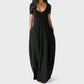 👗 50% RABATT! 🌸 Langes Freizeitkleid für Damen mit Rundhalsausschnitt, kurzen Ärmeln & weichem Stoff – Bequem, luftig & perfekt für entspannte Tage zu Hause oder unterwegs ✨
