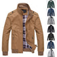 🧥 50% RABATT! 💼 Elegante Windjacke für Herren – Lässiger Business-Style mit Stehkragen & mehreren Taschen – Perfekt für Übergangszeit, Büro oder Freizeit – leichter, winddichter Begleiter mit Stil 🌿