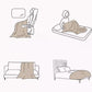 🛋️ 40% RABATT! 🐾 Strapazierfähiger & Tierfreundlicher Chenille-Sofabezug – Wendbar, Maschinenwaschbar & Kuschelig Weich Für Zuhause 🏠