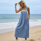 👗 50% RABATT! 💙 Damen Latzkleid in Denim-Optik – Locker, Modern & Perfekt Für Den Alltag 🌸