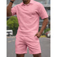 👕 50% RABATT! 🩳 Herren Einfarbiges Set: Kurzarm-T-Shirt & Shorts – Bequem, atmungsaktiv & perfekt für Sport, Freizeit oder den Alltag – praktisch und stylisch ✨