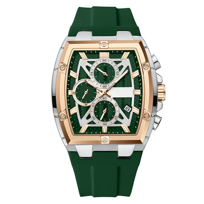 ⌚ 50% RABATT! 🔥 Moderne Fassförmige Gehäuseuhr für Männer – Elegantes Design, Präzises Quarzwerk & Zeitloser Stil ✨