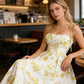👗 50% RABATT! 🌸 Midi-Kleid für Damen mit Print & Schnürung – Figurbetont, Leicht & Perfekt Für Frühling & Sommer ☀️