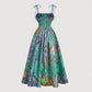 👗 50% RABATT! 🌸 Midi-Kleid für Damen mit Print & Schnürung – Figurbetont, Leicht & Perfekt Für Frühling & Sommer ☀️