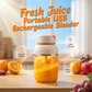 🥤 50% RABATT! ⚡ Kabelloser USB-Mixbecher – Smoothie-Maker to go – Im Handumdrehen pürieren, unterwegs genießen & einfach per USB aufladen 💼