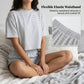 👚 50% RABATT! 🌙 Damen-Loungewear-Set mit Streifen & kurzen Ärmeln – Bequem, atmungsaktiv & stylisch für Zuhause und Entspannung ✨