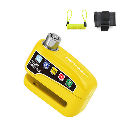 🔒 50% RABATT! 🏍️ Diebstahlsicheres Scheibenschloss mit Alarm 110 dB – Wasserdicht, einfache Bedienung & perfekter Schutz für Motorrad & Roller ✨