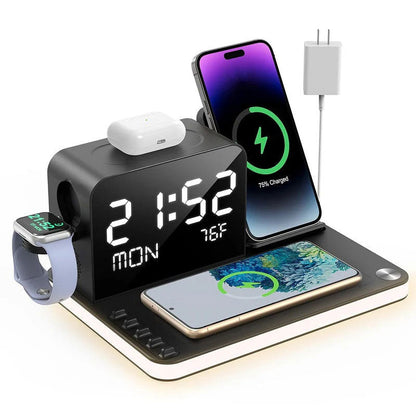🔋 60% RABATT! ⚡ 7‑in‑1 Ladestation – Lädt Phone, Watch & Earbuds – Kabellos & kompatibel ✨