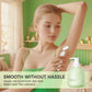 🧴 KAUFE 2, ERHALTE 1 GRATIS! 🪒 Mildes & schonendes Haarentfernungs-Set – Creme + Rasiermesser – Schmerzfrei, für empfindliche Haut & ohne dunkle Flecken 🌸