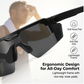 🕶️ 50% RABATT! 🔥 Sport-Sonnenbrille UV400 Unisex – Verspiegelte Gläser & leichter TR-Rahmen – Panoramasicht & Seitenschutz, 8 Farben – ideal für Radfahren, Laufen oder Outdoor-Aktivitäten 🏃‍♂️✨