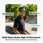 🕶️ 50% RABATT! 🔥 Sport-Sonnenbrille UV400 Unisex – Verspiegelte Gläser & leichter TR-Rahmen – Panoramasicht & Seitenschutz, 8 Farben – ideal für Radfahren, Laufen oder Outdoor-Aktivitäten 🏃‍♂️✨