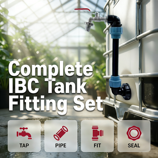 🛠️ 50% RABATT! 💧 IBC Tank Anschlussset Komplett – Hahn, Ventile, Adapter & Dichtungen – Dicht, langlebig & sofort montierbar – ideal für Gartenbewässerung, Regenwassernutzung oder Flüssigkeitslagerung 🌿