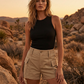 🩳 50% RABATT! 🌞 Damen Cargo-Shorts – Hohe Taille & viele Taschen – Bequem & stylish – perfekt für Sommer, Reisen oder den täglichen Gebrauch – leicht und strapazierfähig 🌟