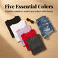 👕 57% RABATT! 🧳 5er-Pack Unifarbene Basic T-Shirts aus Baumwolle – Vielseitige Klassiker, Bequem & Perfekt Für Den Täglichen Gebrauch 👚