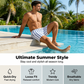 🩳 50% RABATT! 🌊 Herren Gestreifte Schnelltrocknende Leichte Strandshorts – Bequem, Stylisch & Perfekt Für Den Strand & Urlaub 🏖️