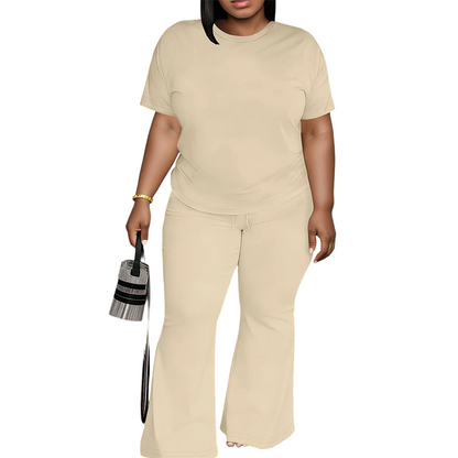 👚 50% RABATT! 💃 Damen Freizeit-Oberteil & Schlaghose 2-teiliges Set – Bequem, Stilvoll & Perfekt Für Einen Lässigen Look 🌸