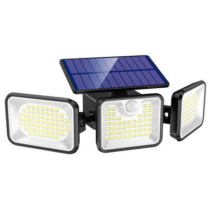 💡 60% RABATT! ☀️ 3-Head Solar Security Light with Motion Sensor – 360° Bewegungserkennung, Wasserdicht & Ideal Für Garten, Garage & Einfahrt 🏠