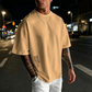 👕 50% RABATT! ⏰ Herren Urban Style Loose Fit Kurzarm-Shirt – Bequem & atmungsaktiv – Lässiger Schnitt, perfekt für heiße Tage oder einen trendigen Freizeit-Look 🏙️