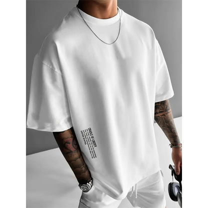 👕 50% RABATT! 🔥 Herren Urban Style Loose Fit Kurzarm-Shirt – Bequemer Schnitt, Moderner Look & Perfekt Für Den Alltag 🏙️
