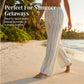 👖 50% RABATT! 🔥 Gestreifte Hose mit Gummibund – Auch in großen Größen erhältlich – Leicht, bequem & perfekt für Sommer, Freizeit oder Homeoffice – lässiger Streifen-Look 🍃