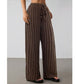 👖 50% RABATT! 🔥 Gestreifte Hose mit Gummibund – Auch in großen Größen erhältlich – Leicht, bequem & perfekt für Sommer, Freizeit oder Homeoffice – lässiger Streifen-Look 🍃