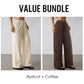 👖 50% RABATT! 🔥 Gestreifte Hose mit Gummibund – Auch in großen Größen erhältlich – Leicht, bequem & perfekt für Sommer, Freizeit oder Homeoffice – lässiger Streifen-Look 🍃