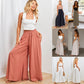 👖 50% RABATT! 🌸 Einfarbige Hochbundhose für Damen – Elastischer Bund & leicht fallender Stoff – Perfekt für Büro, Freizeit oder heiße Tage – bequem und vielseitig kombinierbar ✨