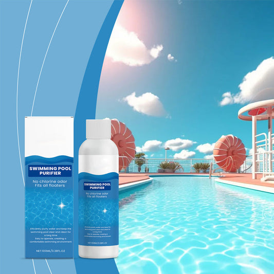 💧 KAUFE 1, ERHALTE 1 GRATIS! 🌊 pH-neutraler Klarspüler – Schluss mit grünem Wasser! – Einfache Dosierung, kein Chlorgeruch & weniger Reinigungsaufwand für natürlich reines Badevergnügen ✨