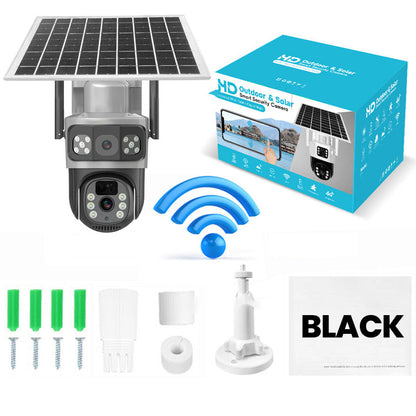 📹 50% RABATT! ☀️ Solar-Überwachungskamera – Dual-Objektiv, 3‑Bild & App‑Steuerung ✨