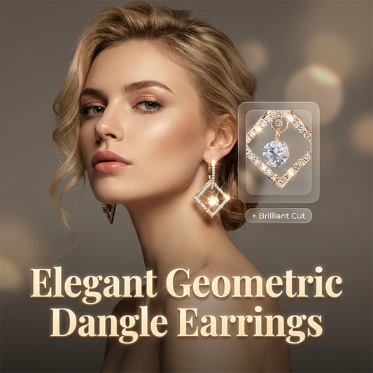 💎 50% RABATT! ✨ Funkelnde Geometrische Diamant-Ohrringe – Zeitloses Design, Hochwertige Verarbeitung & Perfekt Für Besondere Anlässe 🌟