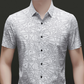 👔 50% RABATT! 🎨 Stilvolles Hemd mit Abstraktem Geometrischem Muster & Kragen für Herren – Leichter Stoff, Moderner Schnitt & Perfekt Für Freizeit & Büro 💼